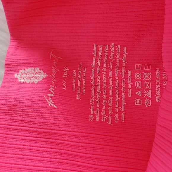 31. Free People High-Rise 7/8 Good Karma Leggings Tropical Pink - Picture 3 of 11